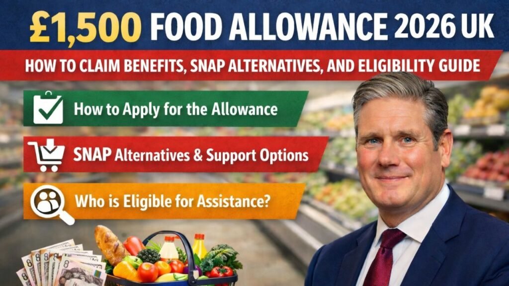 £1,500 Food Allowance 2026 UK: How To Claim Benefits, SNAP Alternatives, And Eligibility Guide