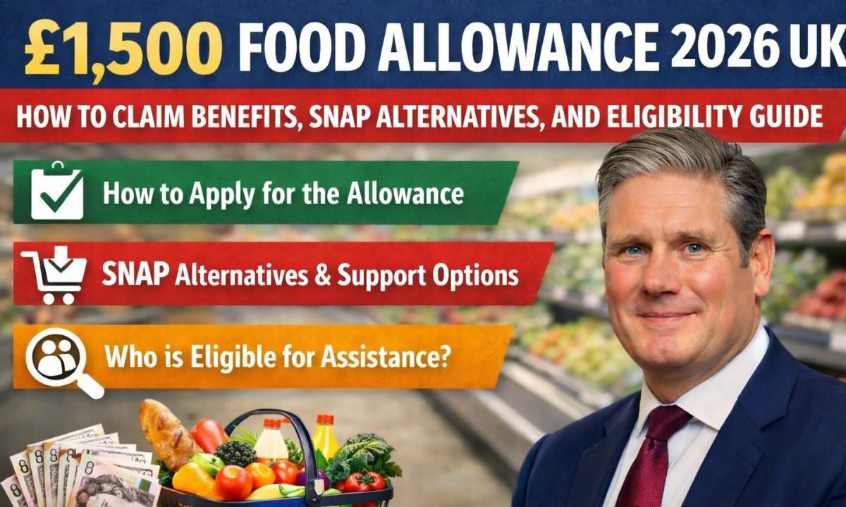 £1,500 Food Allowance 2026 UK: How To Claim Benefits, SNAP Alternatives, And Eligibility Guide