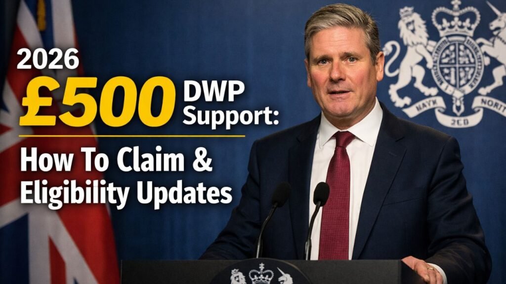 £500 DWP Support 2026: Full Eligibility Criteria, How To Claim, And Official Confirmation Updates