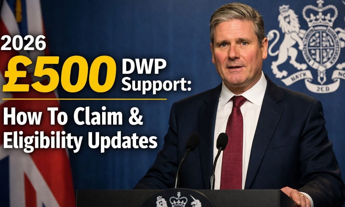 £500 DWP Support 2026: Full Eligibility Criteria, How To Claim, And Official Confirmation Updates