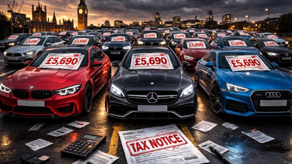 April 2026: 59 Cars Hit With £5,690 Road Tax – Full List Revealed