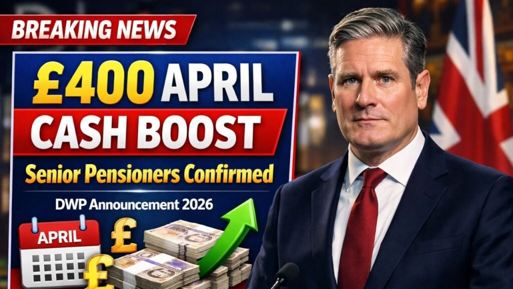 DWP Announces £400 April Cash Boost For Senior Pensioners