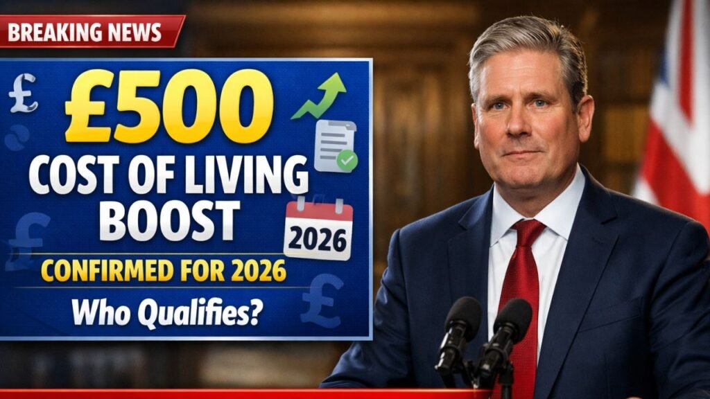 DWP Confirms £500 Cost of Living Boost In 2026 – Who Qualifies For The Payment