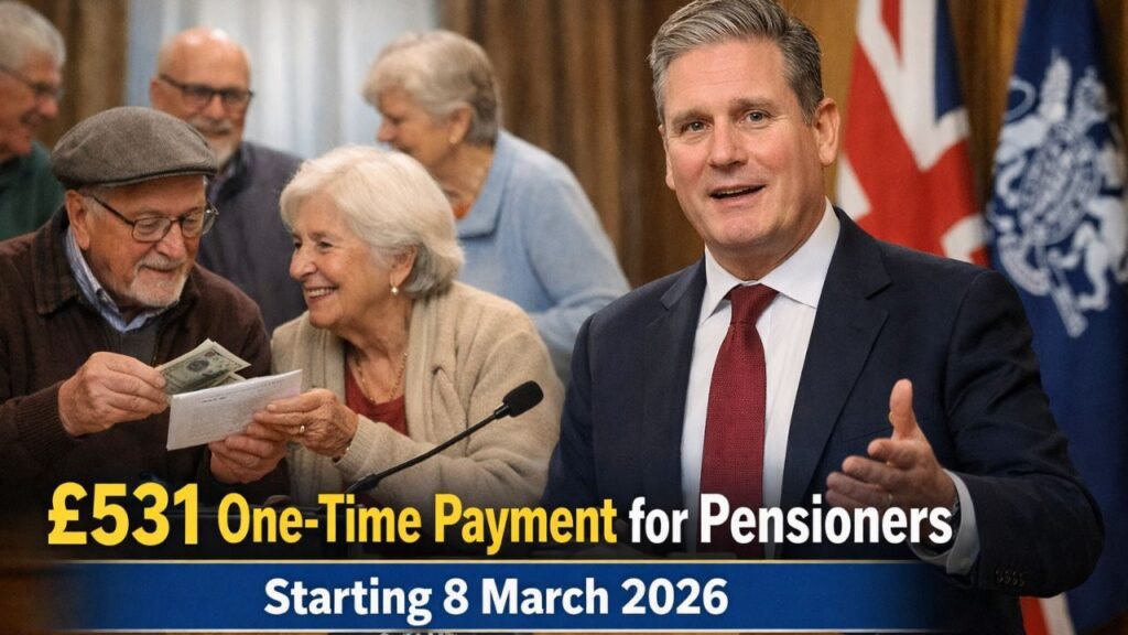 DWP Confirms £531 One-Time Payment for Elderly Pensioners Starting 8 March 2026