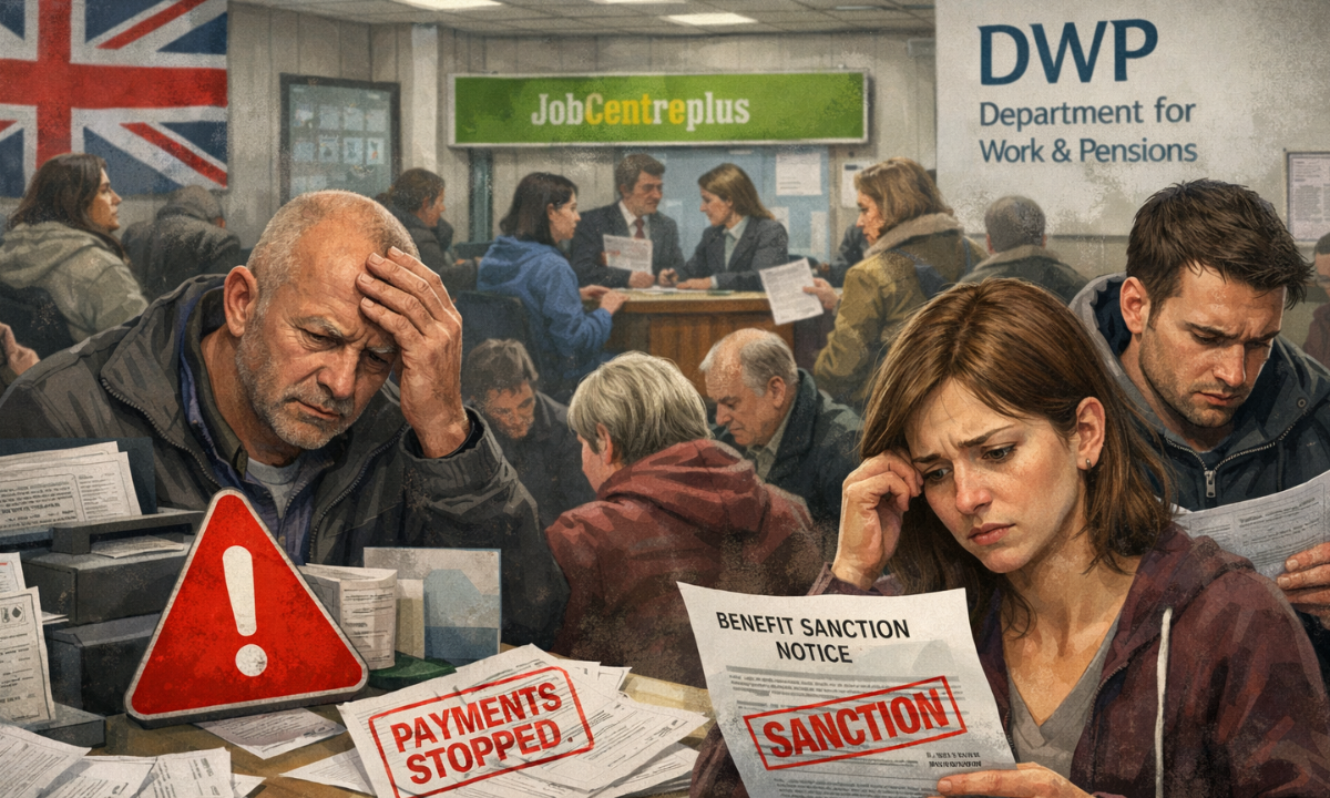 DWP Penalizes 63,000 Universal Credit Claimants – 90% Face Sanctions For Same Reason