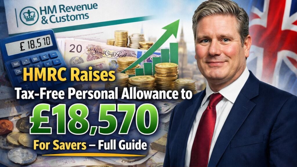 HMRC Raises Tax-Free Personal Allowance to £18,570 For Savers – Full Guide
