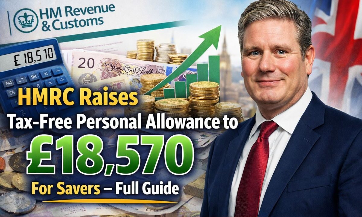 HMRC Raises Tax-Free Personal Allowance to £18,570 For Savers – Full Guide