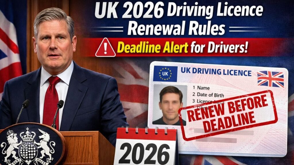 UK 2026 Driving Licence Renewal Rules: What Drivers Must Know Before Deadline
