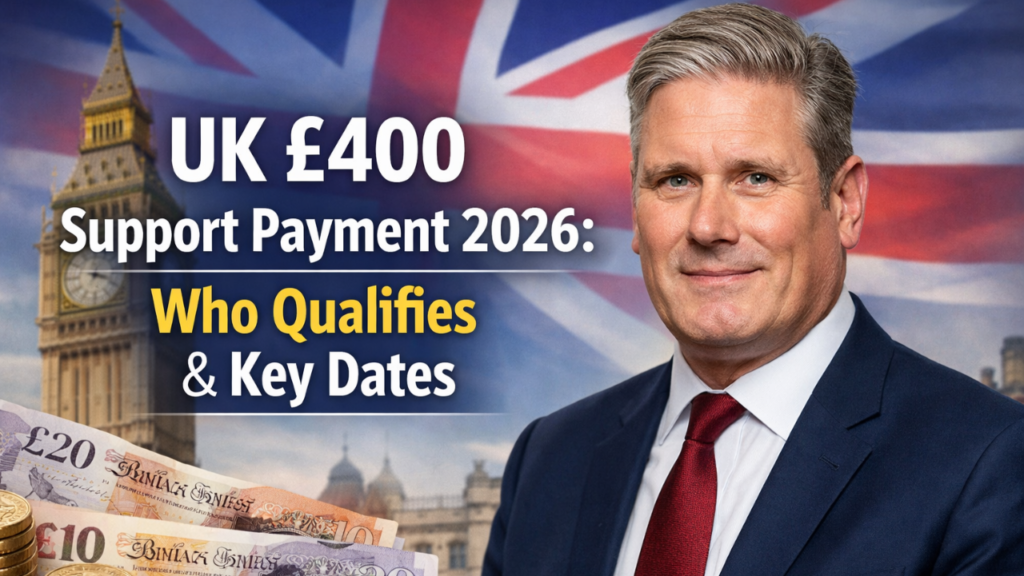 UK £400 Support Payment 2026: Who Qualifies and Key Payment Dates