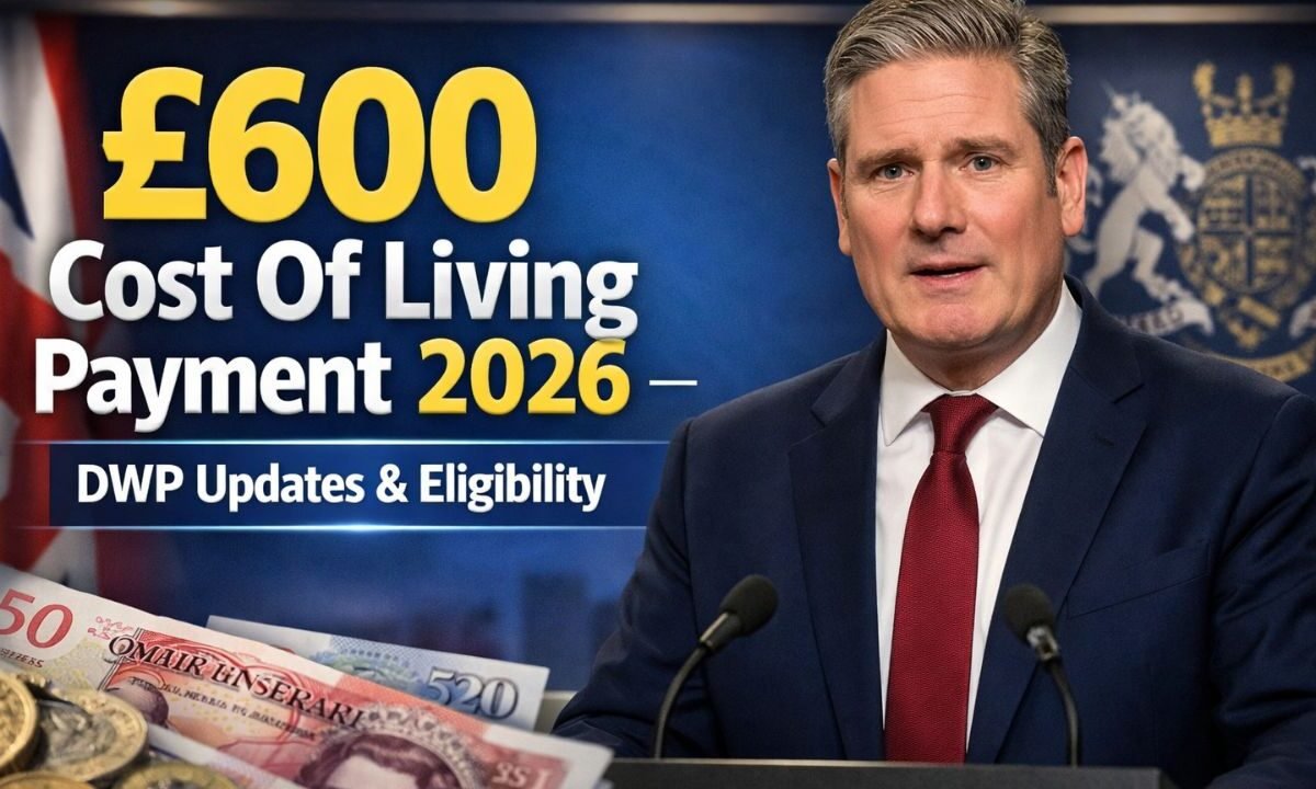 UK £600 Cost Of Living Payment 2026: DWP Eligibility, Dates & Latest Updates