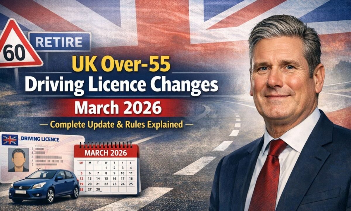 UK Over‑55 Driving Licence Changes March 2026 – Complete Update & Rules Explained