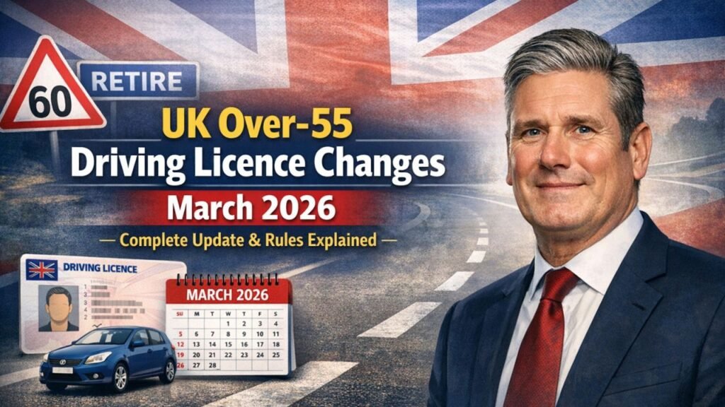 UK Over‑55 Driving Licence Changes March 2026 – Complete Update & Rules Explained