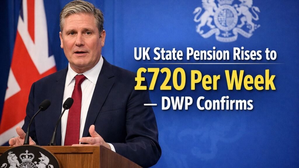 UK State Pension Rises to £720 Per Week from 10 March 2026 – DWP Confirms